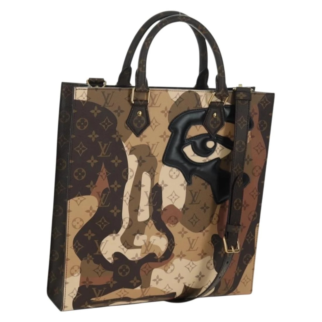 LOUIS VUITTON MONOGRAM LV PORTRAIT SAC PLAT NV HAND BAG: LOUIS VUITTON Monogram LV Portrait Sac Plat NV Hand Bag Brand: LOUIS VUITTON Type/Style: Hand Bag Material: Monogram Canvas Color: Monogram Size: W14.4 x H15.0 x D3.5inch Accessories: None