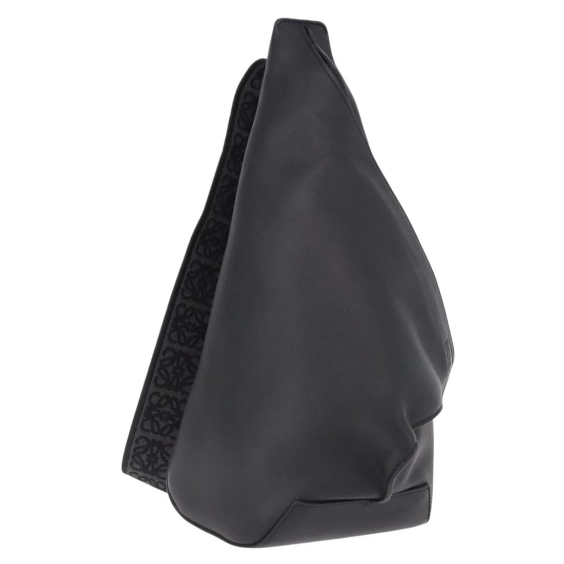 LOEWE ANTON SLING SHOULDER BAG LEATHER BLACK SILVER: LOEWE Anton Sling Shoulder Bag Leather Black Silver Brand: LOEWE Type/Style: Shoulder Bag Material: leather Color: Black/Silver Size: W6.7 x H13.0 x D3.9inch Accessories: None Accessories