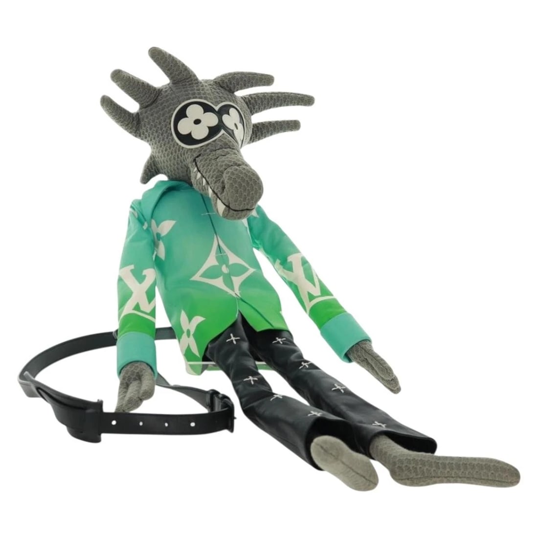 LOUIS VUITTON ZOOM AND FRIENDS ADVENTURE LV FRIEND BAG: LOUIS VUITTON Zoom And Friends Adventure LV Friend Bag Brand: LOUIS VUITTON Type/Style: Messenger bag Material: Monogram Canvas Color: Monogram/Green Size: W9.1 x H35.0 x D7.5inch Accessories: Non