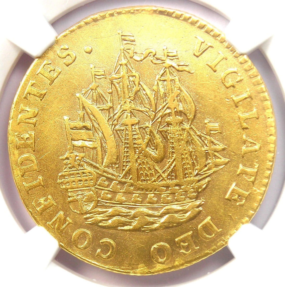 1763 NETHERLANDS GOLD 6 STUIVERS RARE COIN: 1763 Netherlands Gold 6 Stuivers Rare Coin Year: 1763 Denomination: 6S Country of Origin: Netherlands Accessories: None Accessories Notice: When purchasing pre-owned goods, please refer to the photos 