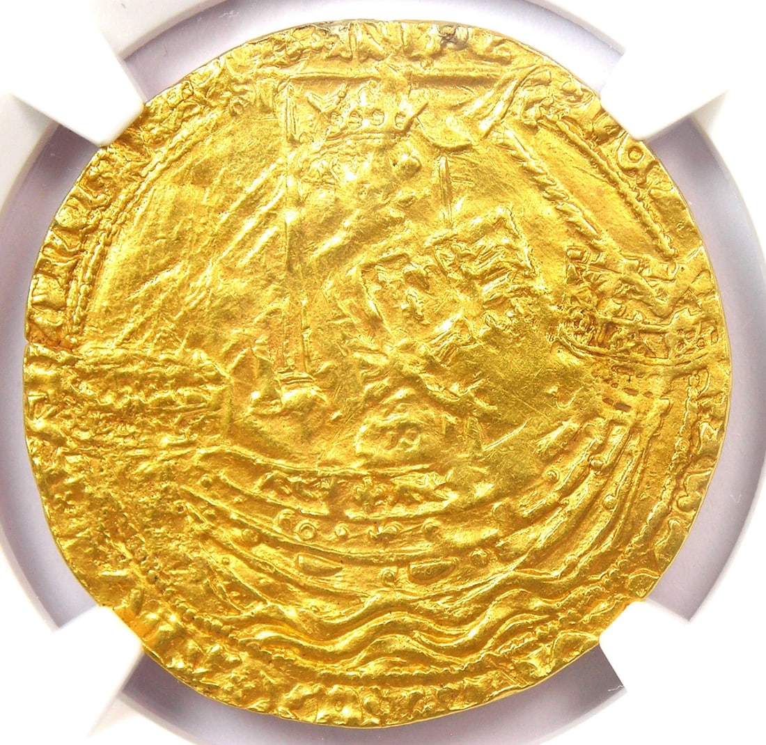 1412-13 GOLD ENGLAND BRITAIN HENRY COIN: 1412-13 Gold England Britain Henry Coin Year: 1412-1413 Denomination: Noble Country of Origin: United Kingdom Accessories: None Accessories Notice: When purchasing pre-owned goods, please refer to the