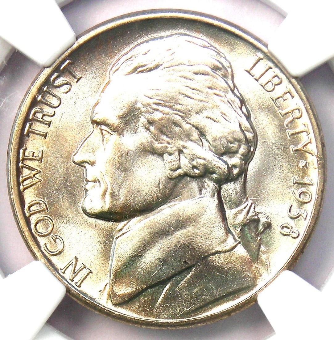 1938-S JEFFERSON NICKEL 5C COIN (1 of 3)