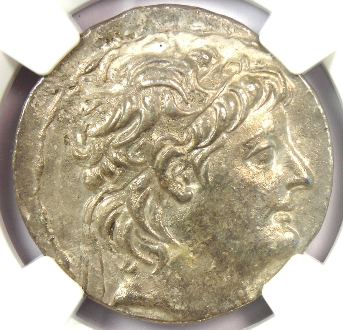 ALEXANDER II ZABINAS AR SILVER TETRADRACHM: Alexander II Zabinas AR Silver Tetradrachm Year: 122 BC Denomination: Tetradrachm Country of Origin: Greece Accessories: None Accessories Notice: When purchasing pre-owned goods, please refer to the p