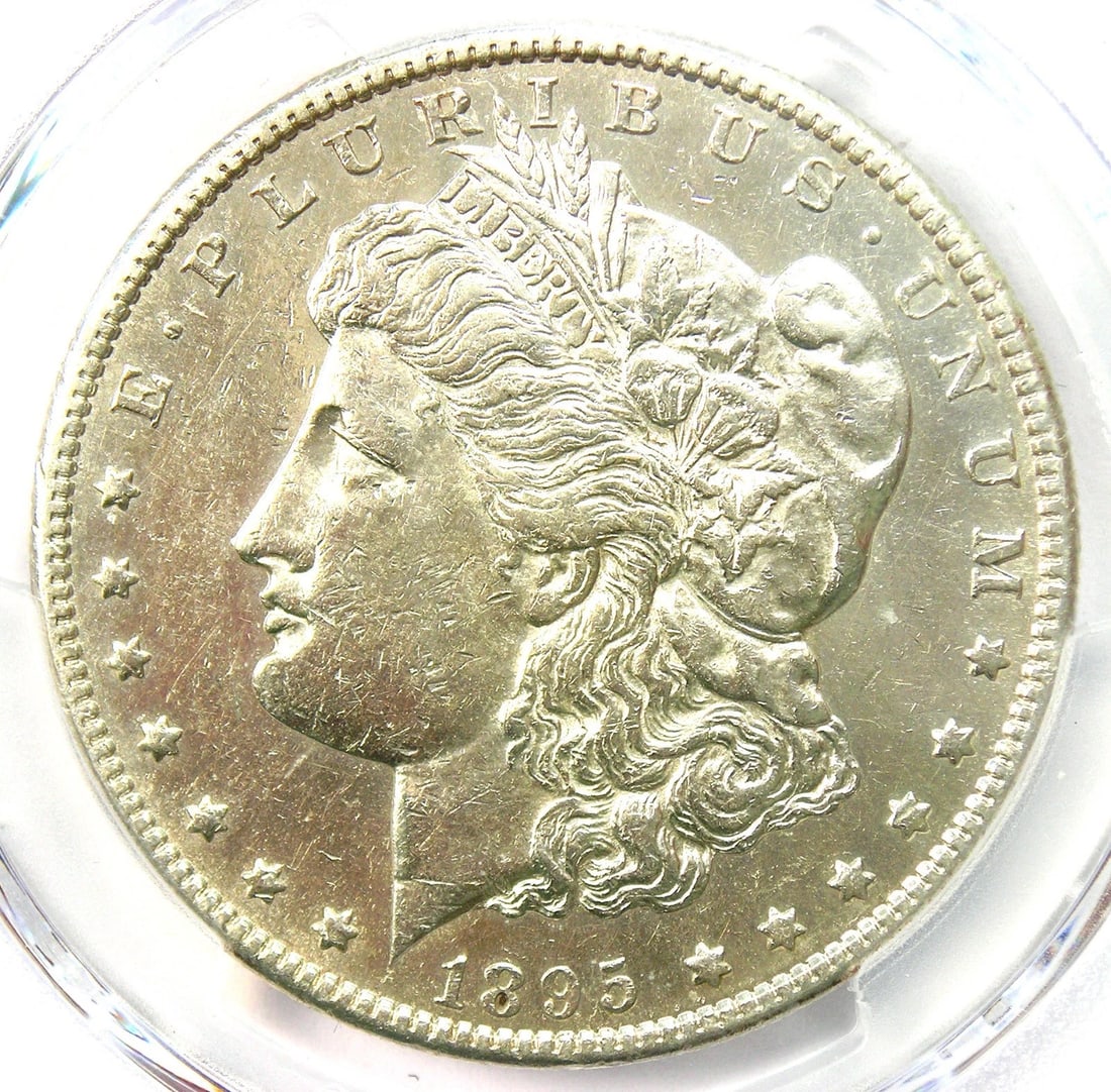1895-S MORGAN SILVER DOLLAR $1 COIN (1 of 2)