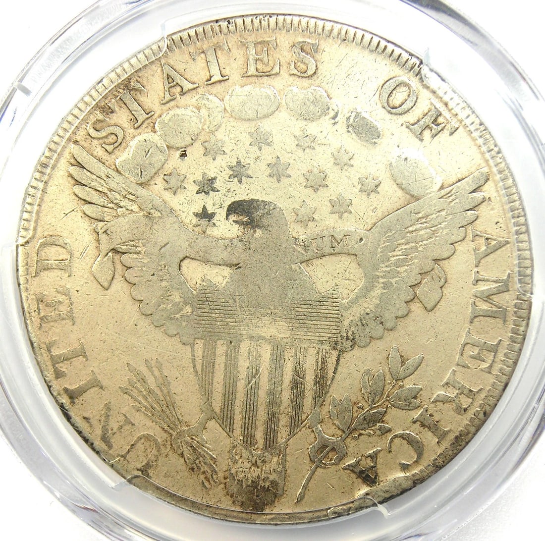 1798 DRAPED BUST SILVER DOLLAR $1 COIN - 2