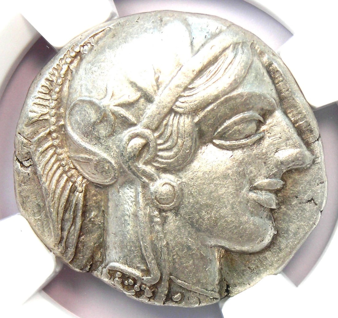 ATTICA ATHENS ATHENA OWL AR TETRADRACHM SILVER COIN: Attica Athens Athena Owl AR Tetradrachm Silver Coin Year : 404 BC Denomination : Tetradrachm Country of Origin : Greece Accessories: None Accessories Notice: When purchasing pre-owned goods, please