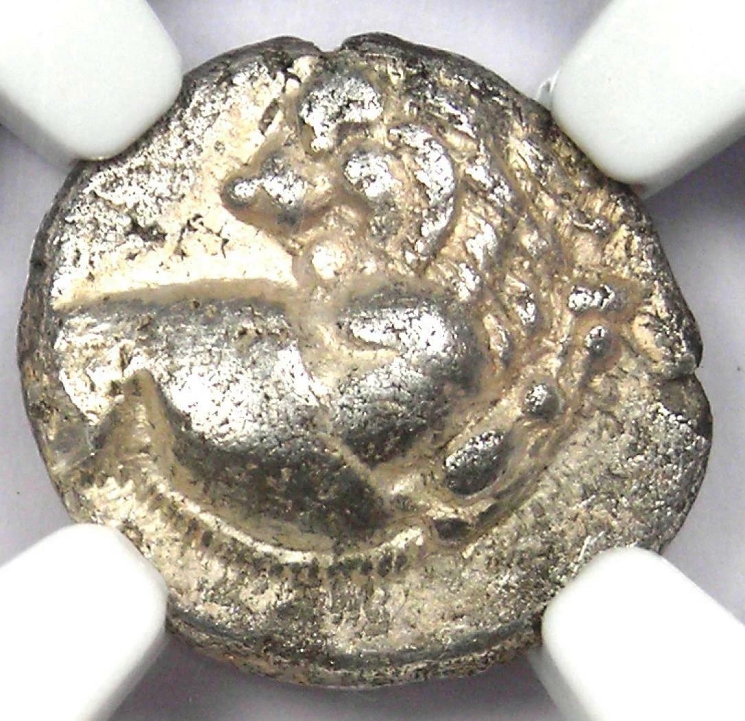 THRACIAN CHERSONESUS AR HEMIDRACHM LION SILVER COIN: Thracian Chersonesus AR Hemidrachm Lion Silver Coin Year: 300 BC Denomination: Hemidrachm Country of Origin: Greece Accessories: None Accessories Notice: When purchasing pre-owned goods, please refer