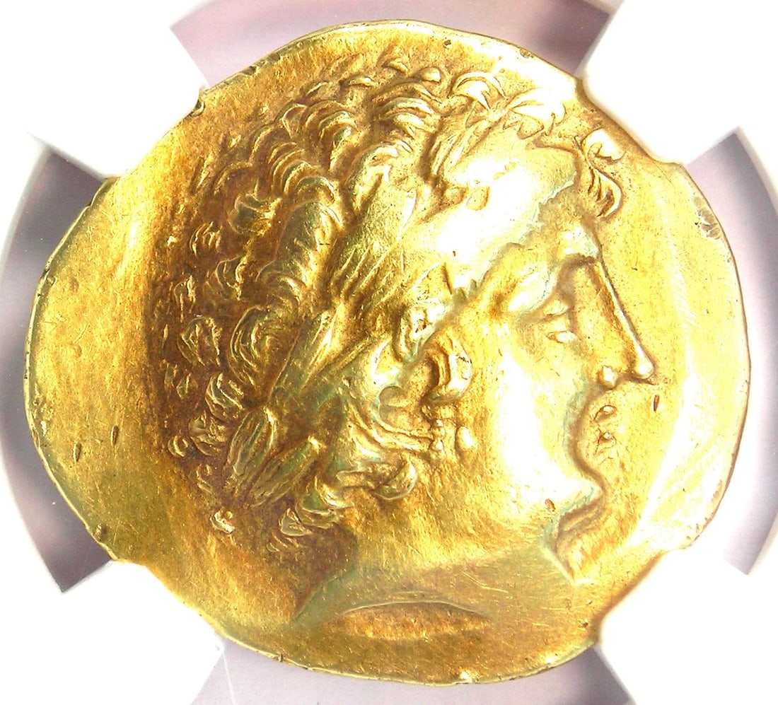 GAUL LEMOVICES GOLD AV STATER APOLLO COIN: Gaul Lemovices Gold AV Stater Apollo Coin Year : 200 BC Denomination : Stater Country of Origin : Greece Accessories: None Accessories Notice: When purchasing pre-owned goods, please refer to the phot