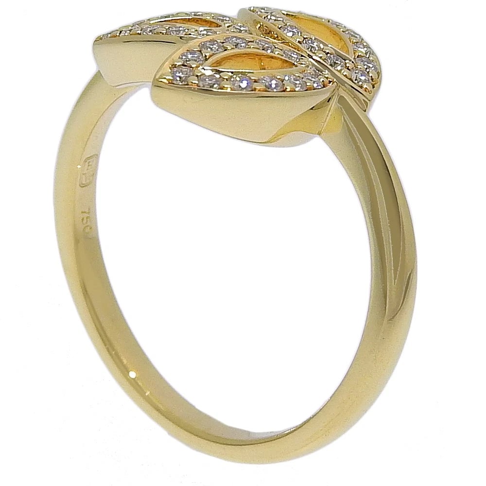 HARRY WINSTON LILY CLUSTER MINI RING - 2
