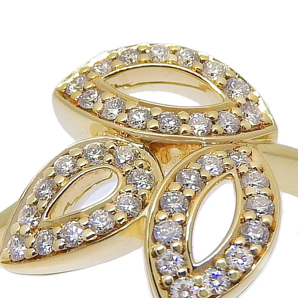 HARRY WINSTON LILY CLUSTER MINI RING - 3