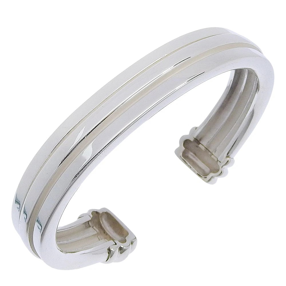 TIFFANY&CO. GROOVED BANGLE: TIFFANY&Co. Grooved Bangle Brand: TIFFANY&Co. Type/Style: Bangle Material: Silver925, Color: Silver Size: Size(CM) Wrist circumference?15cm Bracelet width?11cm Accessories: None Accessories Notice: