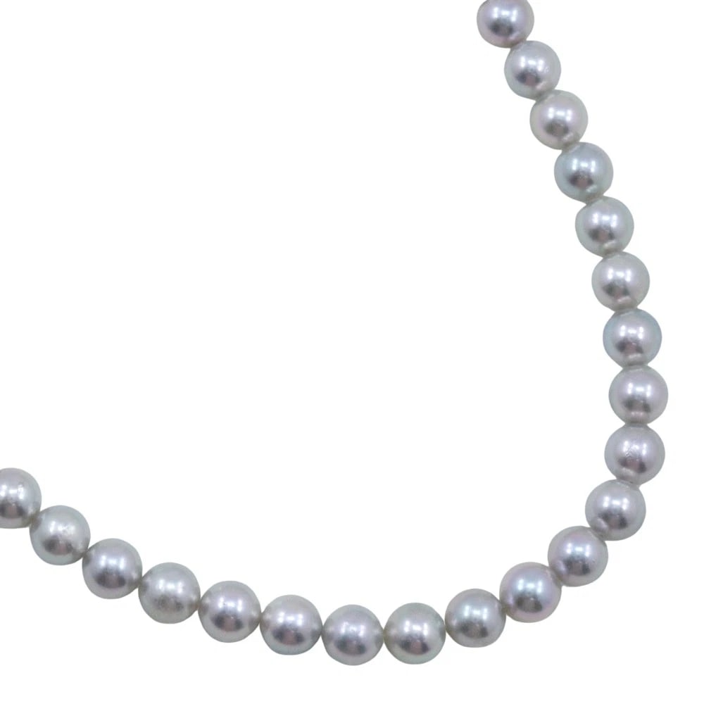 TASAKI PEARL NECKLACE SILVER: TASAKI Pearl Necklace Silver Brand: TASAKI Type/Style: Necklace Material: Silver, Color: Silver Size: Size(CM) Neck around?43cm Accessories: None Accessories Notice: When purchasing pre-owned goods,