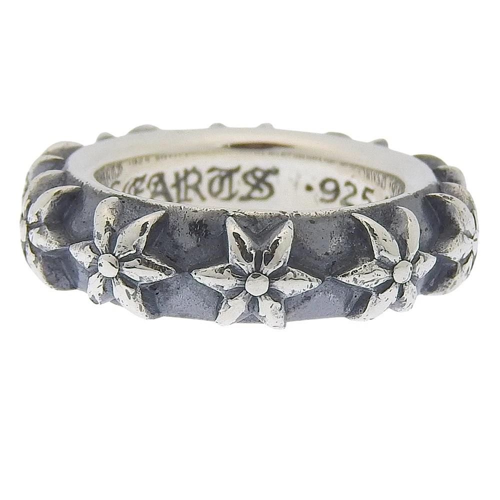 CHROME HEARTS STAR BAND RING - 3
