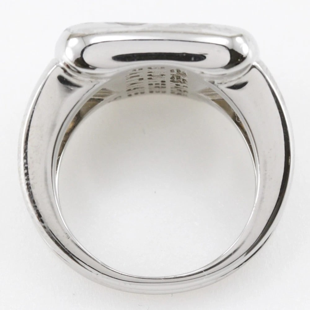 HERMES COROZO RING SILVER/GREEN - 4