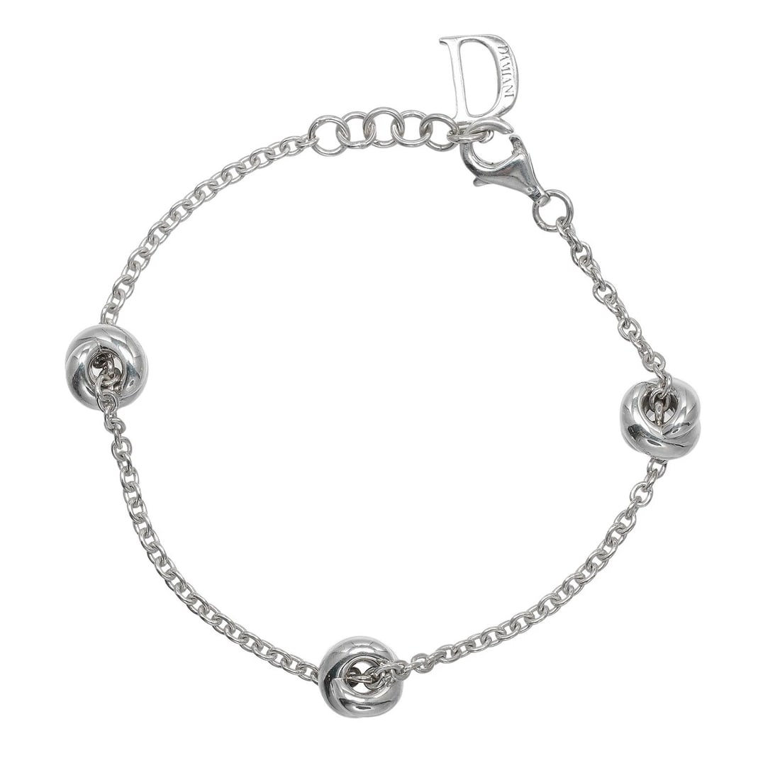 DAMIANI BRACELET SILVER925: Damiani Bracelet Silver925 Brand: Damiani Type/Style: Bracelet Material: Silver925, Color: Silver Size: Size(CM) Wrist circumference?17.8cm Accessories: None Accessories Notice: When purchasing