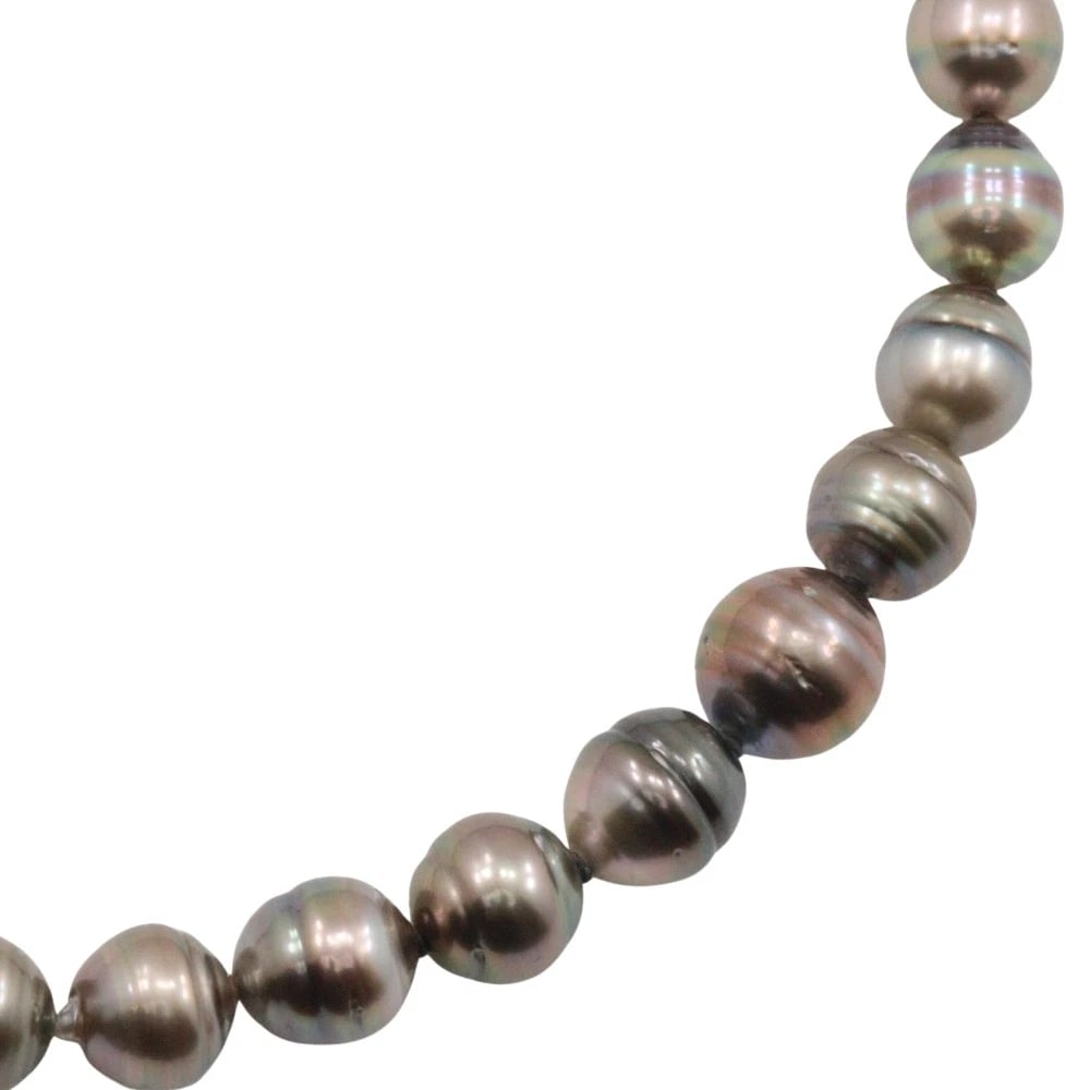 BAROQUE PEARL NECKLACE: Baroque pearl Necklace Brand: no brand Type/Style: Necklace Material: Silver, Color: Silver Size: Size(CM) Neck around?42.5cm Accessories: None Accessories Notice: When purchasing pre-owned goods,