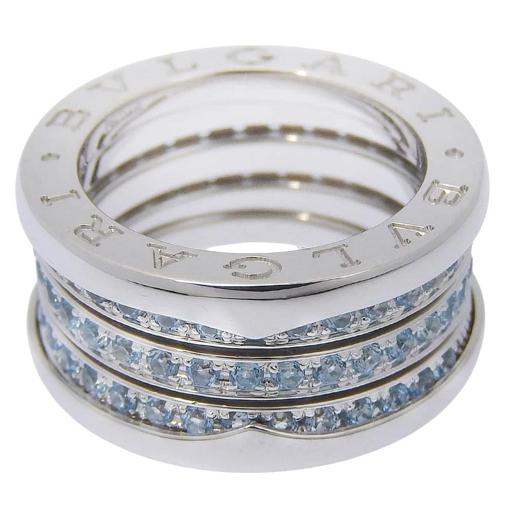 BVLGARI B-ZERO1 RING BE ZERO ONE K18 WHITE GOLD: BVLGARI B-Zero1 Ring Be zero one K18 white gold Brand: BVLGARI Type/Style: Ring Material: K18 white gold, Color: Silver Size: 5.1(US Size) Accessories: None Accessories Notice: When purchasing