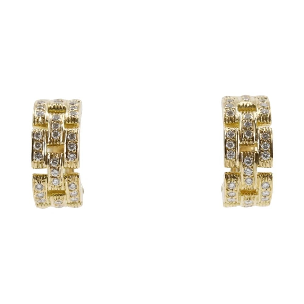 CARTIER MAILON PANTHERE PIERCING: CARTIER Mailon PANTHERE Piercing Brand: CARTIER Type/Style: Piercing Material: K18 yellow gold, Color: YG Size: Size(CM) 17mm x 7mm Post width?0.8mm Accessories: None Accessories Notice: When