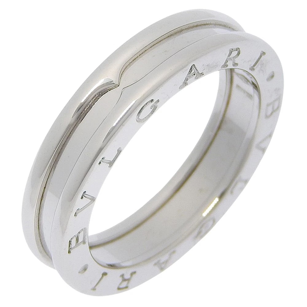 BVLGARI B-ZERO1 RING BE ZERO ONE K18 WHITE GOLD: BVLGARI B-Zero1 Ring Be zero one K18 white gold Brand: BVLGARI Type/Style: Ring Material: K18 white gold, Color: Silver Size: 6.6(US Size) Accessories: None Accessories Notice: When purchasing