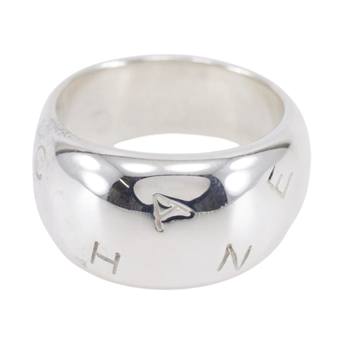 CHANEL RING RARE SILVER925: CHANEL Ring Rare Silver925 Brand: CHANEL Type/Style: Ring Material: Silver925, Color: Silver Size: 7.2(US Size Accessories: None Accessories Notice: When purchasing pre-owned goods, please refer to
