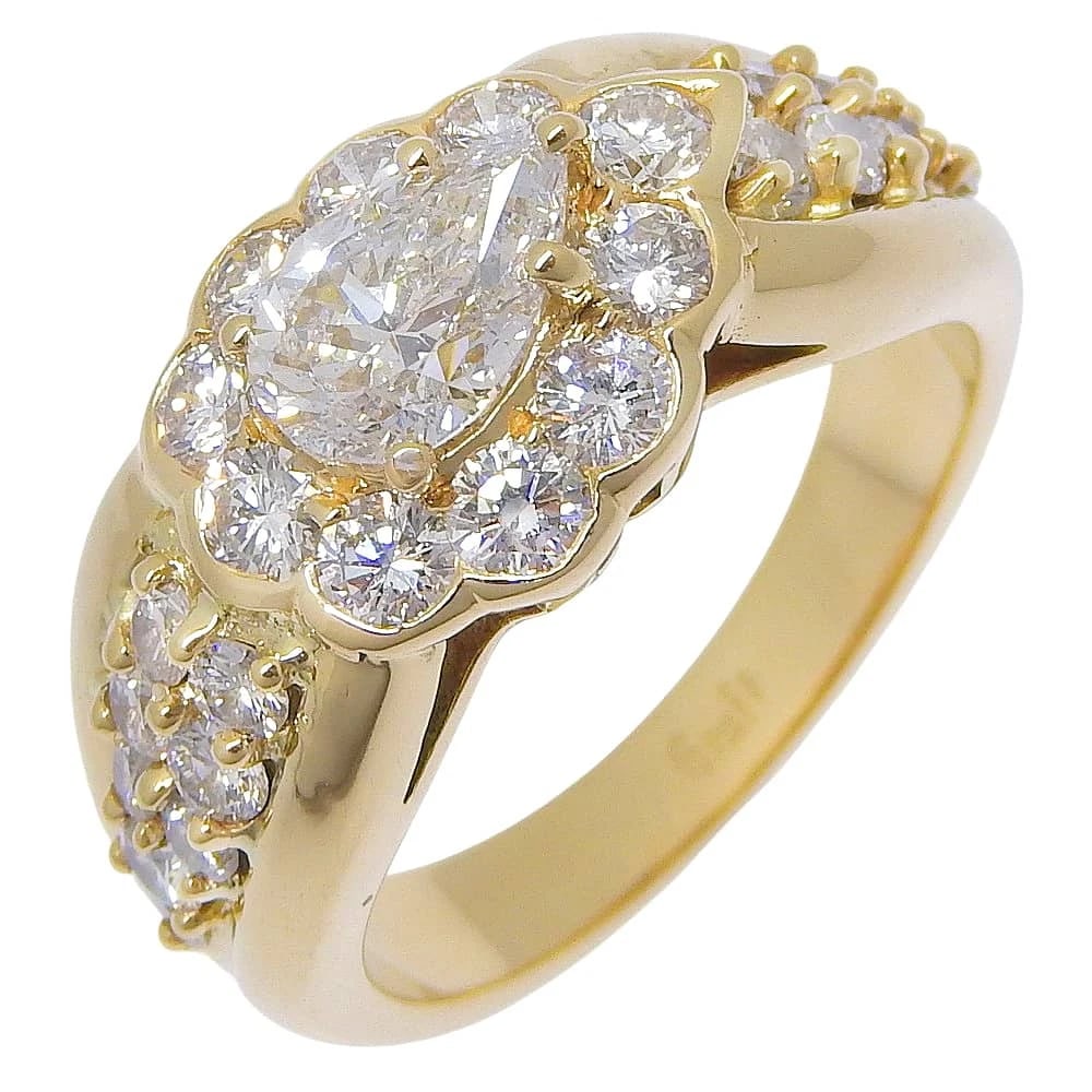 GRAFF PEAR SHAPE RING K18 YELLOW GOLD/DIAMOND: GRAFF Pear shape Ring K18 yellow gold/diamond Brand: GRAFF Type/Style: Ring Material: K18 yellow gold, Color: YG Size: 6.2(US Size) Accessories: None Accessories Notice: When purchasing pr