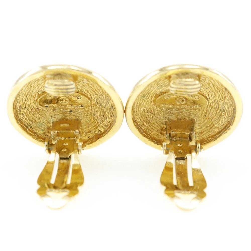 CHANEL COCO MARK EARRING MATELASSE - 2