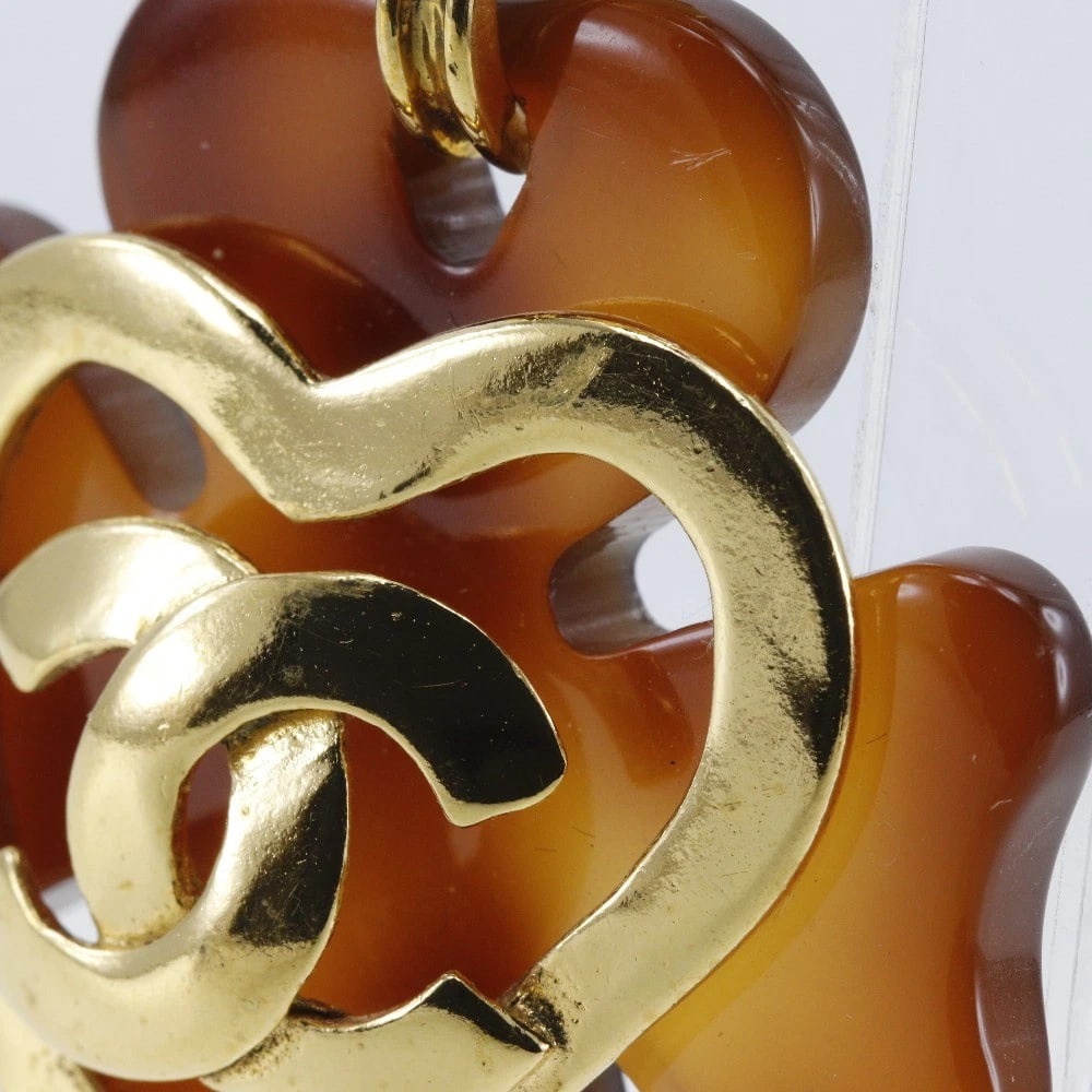 CHANEL COCO MARK HEART EARRING - 2