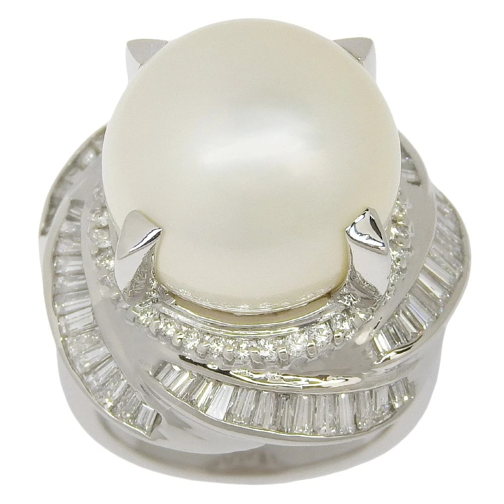 PEARL RING PT900PLATINUM - 2