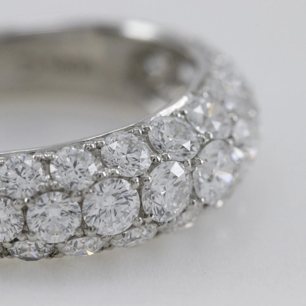 CHAR RING PT950PLATINUM/DIAMOND - 4