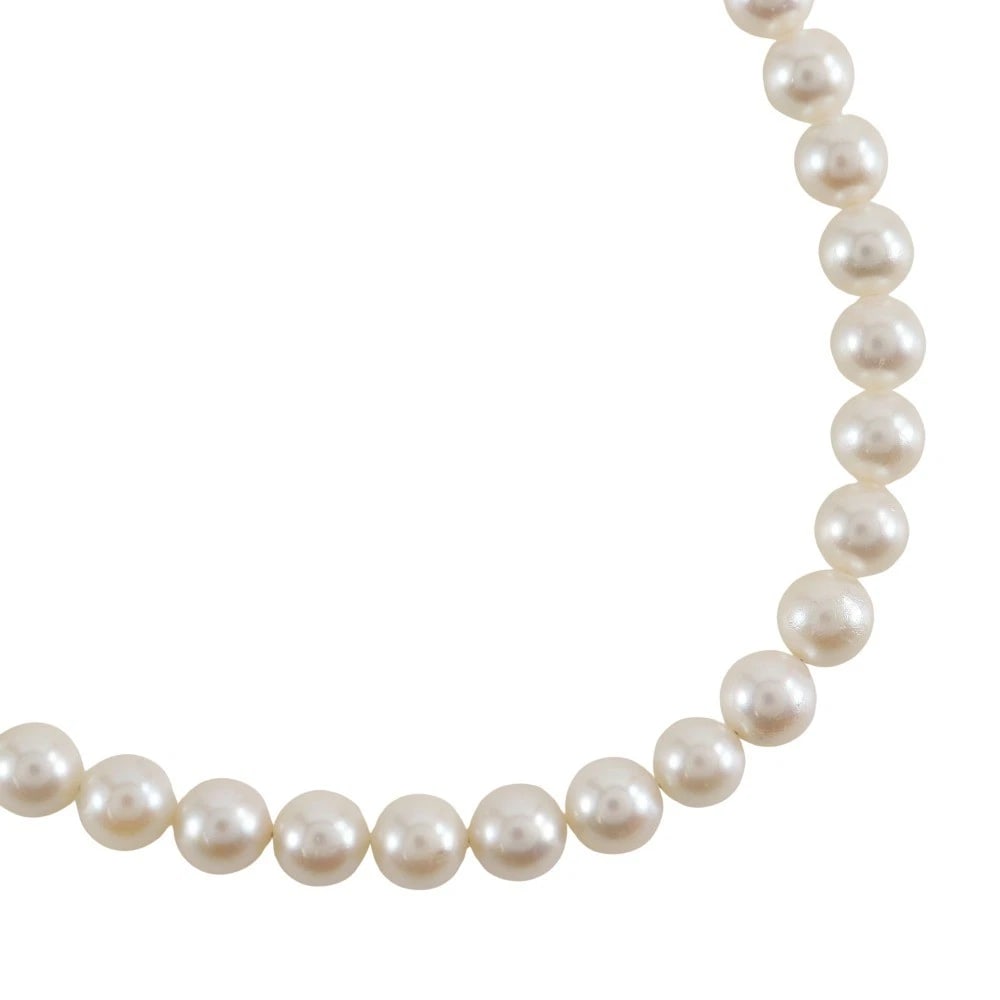 PEARL NECKLACE EARING PEARL/14 WHITE GOLD: Pearl Necklace Earing Pearl/14 white gold Brand: no brand Type/Style: Necklace Material: K14 white gold, Color: WG Size: Size(CM) Neck around?43.0cm Accessories: None Accessories Notice: When