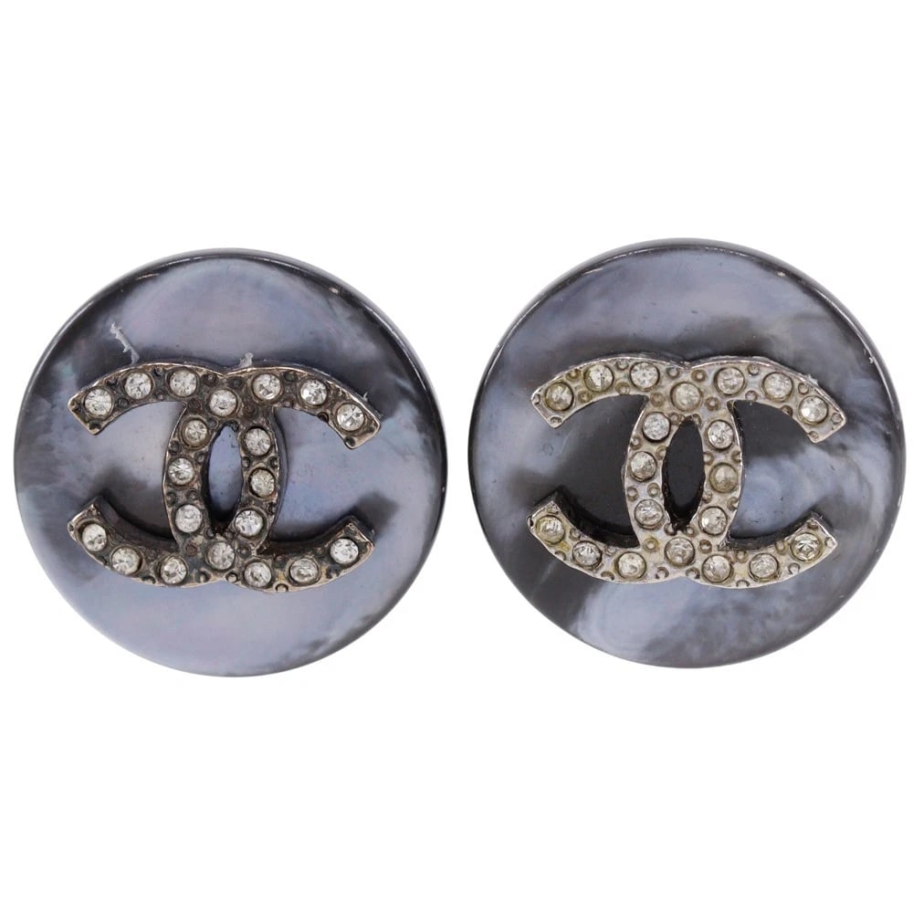 CHANEL COCO MARK EARRING: CHANEL COCO Mark Earring Brand: CHANEL Type/Style: Earring Material: metallic, Color: None Size: Size(CM) 22mm x 22mm Accessories: None Accessories Notice: When purchasing pre-owned goods, please