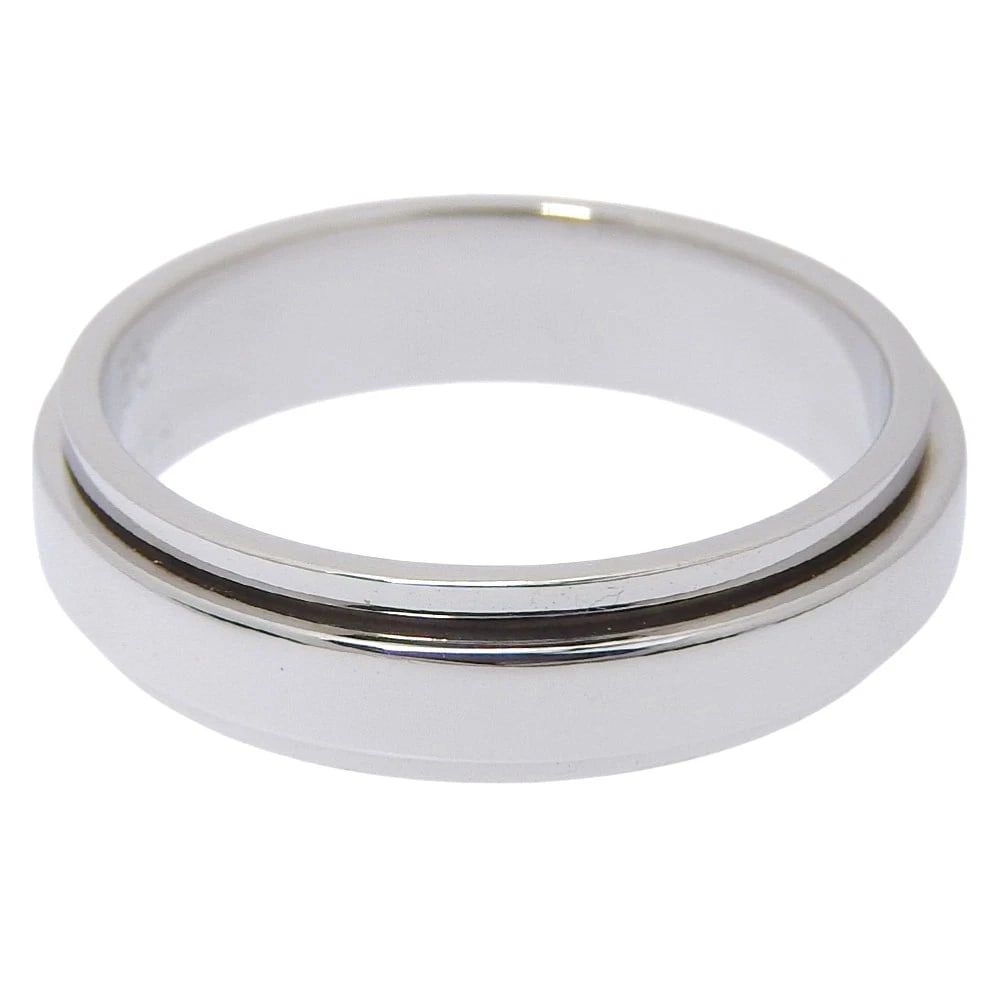 PIAGET POSSESSION RING: PIAGET Possession Ring Brand: PIAGET Type/Style: Ring Material: K18 white gold, Color: Silver Size: 6.4(US Size) Accessories: None Accessories Notice: When purchasing pre-owned goods, please refer to
