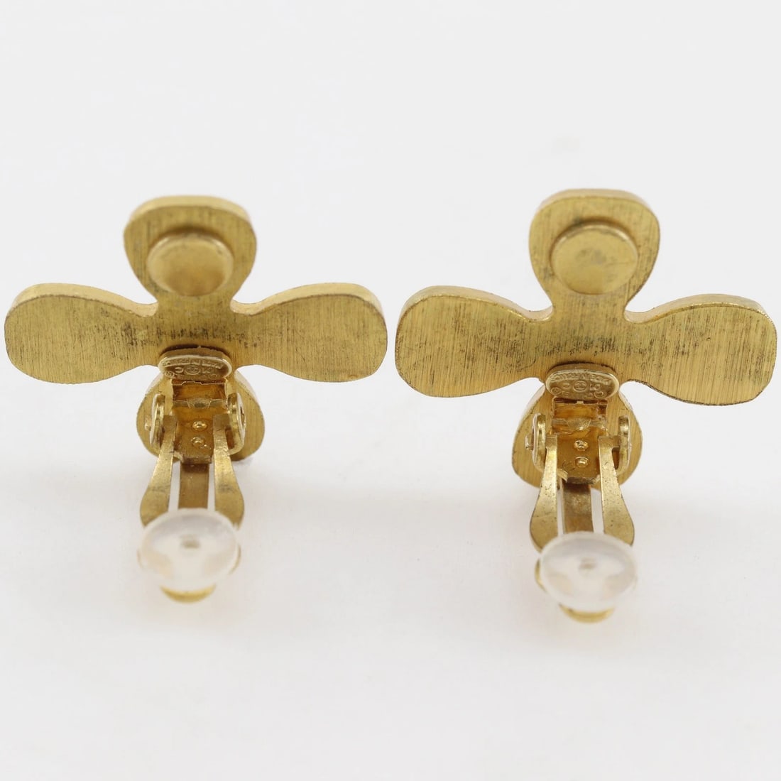 CHANEL CLOVER COCO MARK EARRING - 2