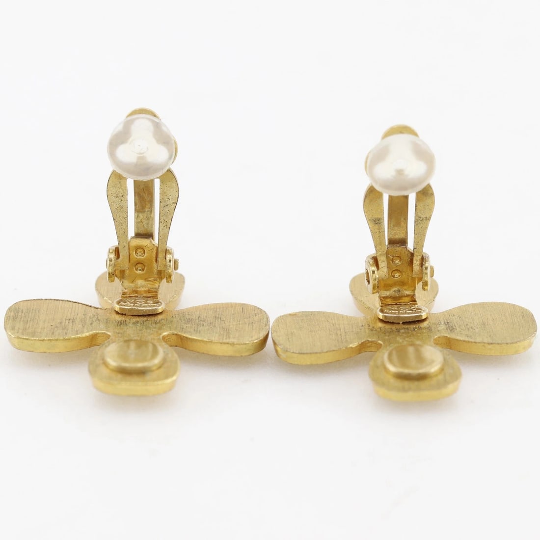 CHANEL CLOVER COCO MARK EARRING - 3