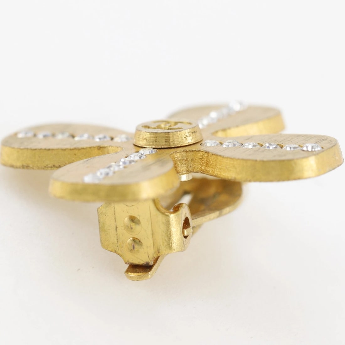 CHANEL CLOVER COCO MARK EARRING - 4