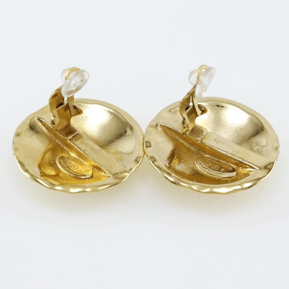 CHANEL COCO MARK EARRING MATELASSE - 3