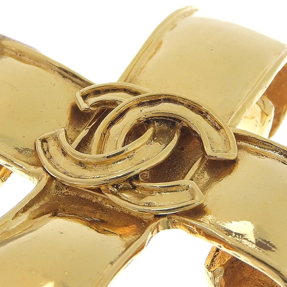 CHANEL CROSS BROOCH COCO MARK - 2