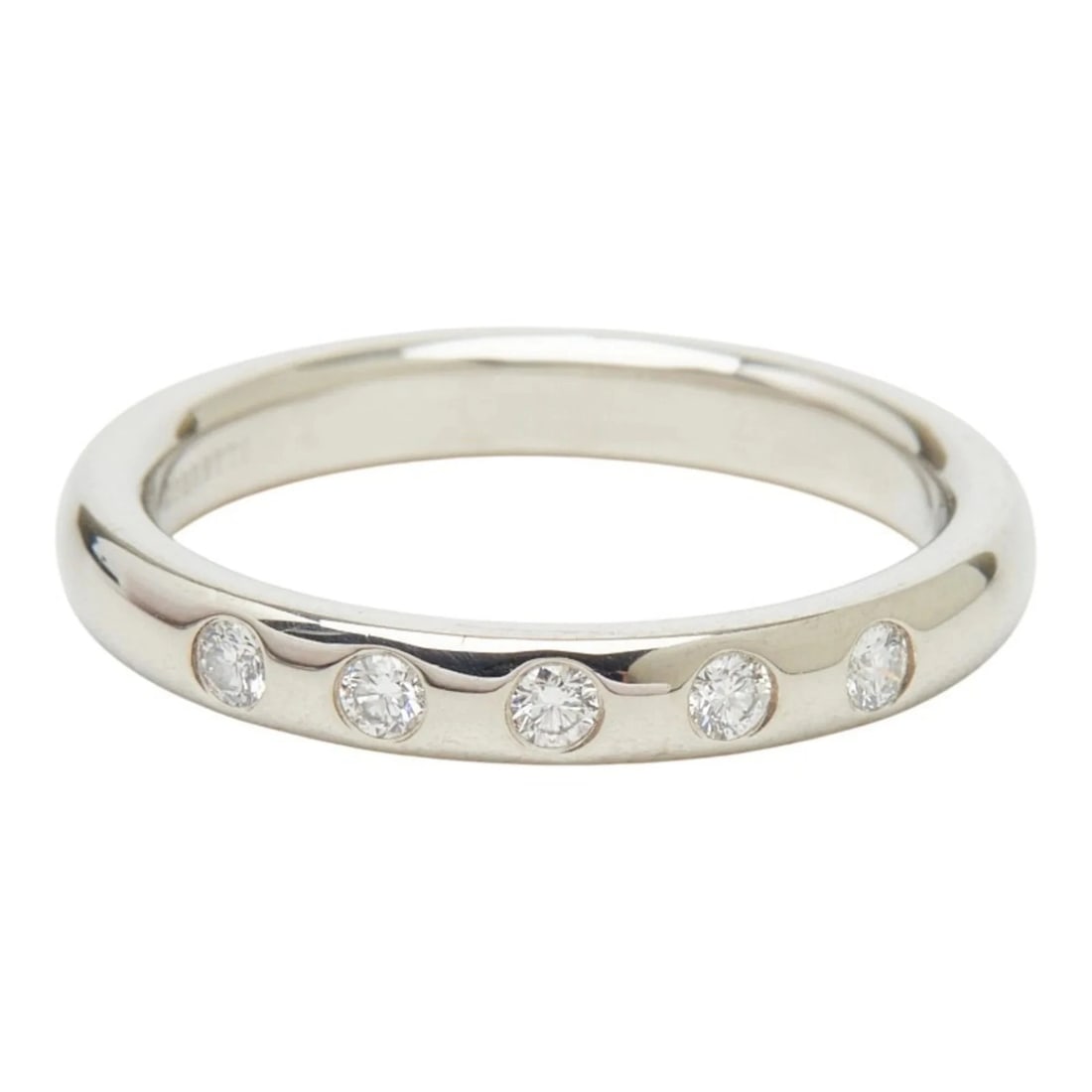 TIFFANY & CO. 60017151 SILVER PT950 PLATINUM DIAMOND: Tiffany & Co. 60017151 Silver Pt950 Platinum Diamond Brand: Tiffany Type/Style: Band ring Material: Platinum 950, Main Stone Natural Color: Platinum Size: US 5 Accessories: None Accessories Notice: