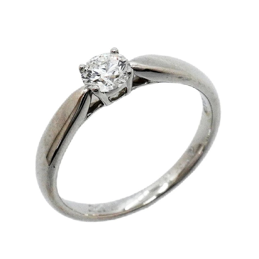 TIFFANY & CO. HARMONY RING, PT950 PLATINUM: Tiffany & Co. Harmony Ring, Pt950 Platinum Brand: Tiffany Type/Style: Band ring Material: Platinum 950, Main Stone Natural Color: None Size: US 4 Accessories: None Accessories Notice: When