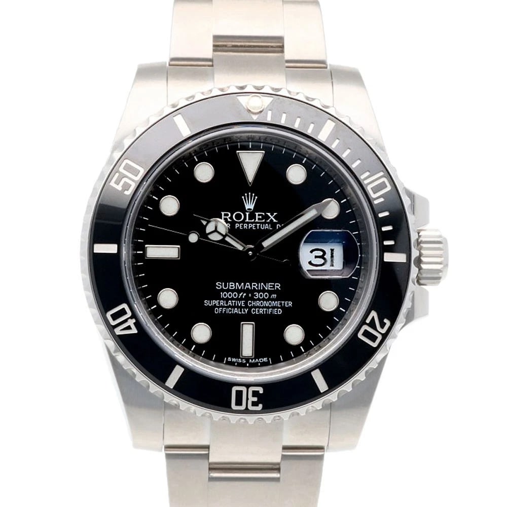 ROLEX SUBMARINA WATCHES STAINLESS STEEL WATCH: ROLEx Submarina Watches Stainless Steel Watch Brand: ROLEx Type/Style: Wristwatch Material: Stainless Steel Color: Silver / black Size: Case Diameter:40.0mm Band Length:7.3inch / 18.5cm Accessorie