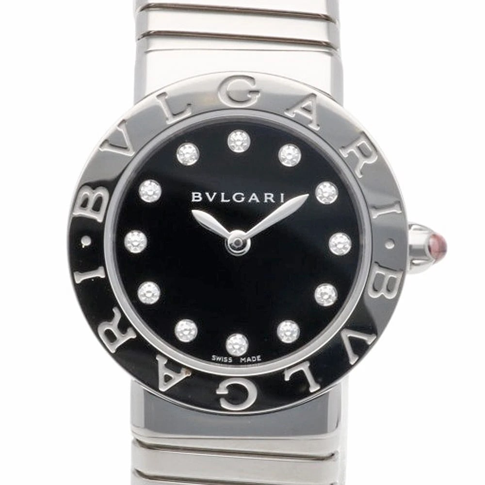 BVLGARI BULGARI TUBOGAS WATCHES STAINLESS STEEL DIAMOND WATCH (1 of 4)