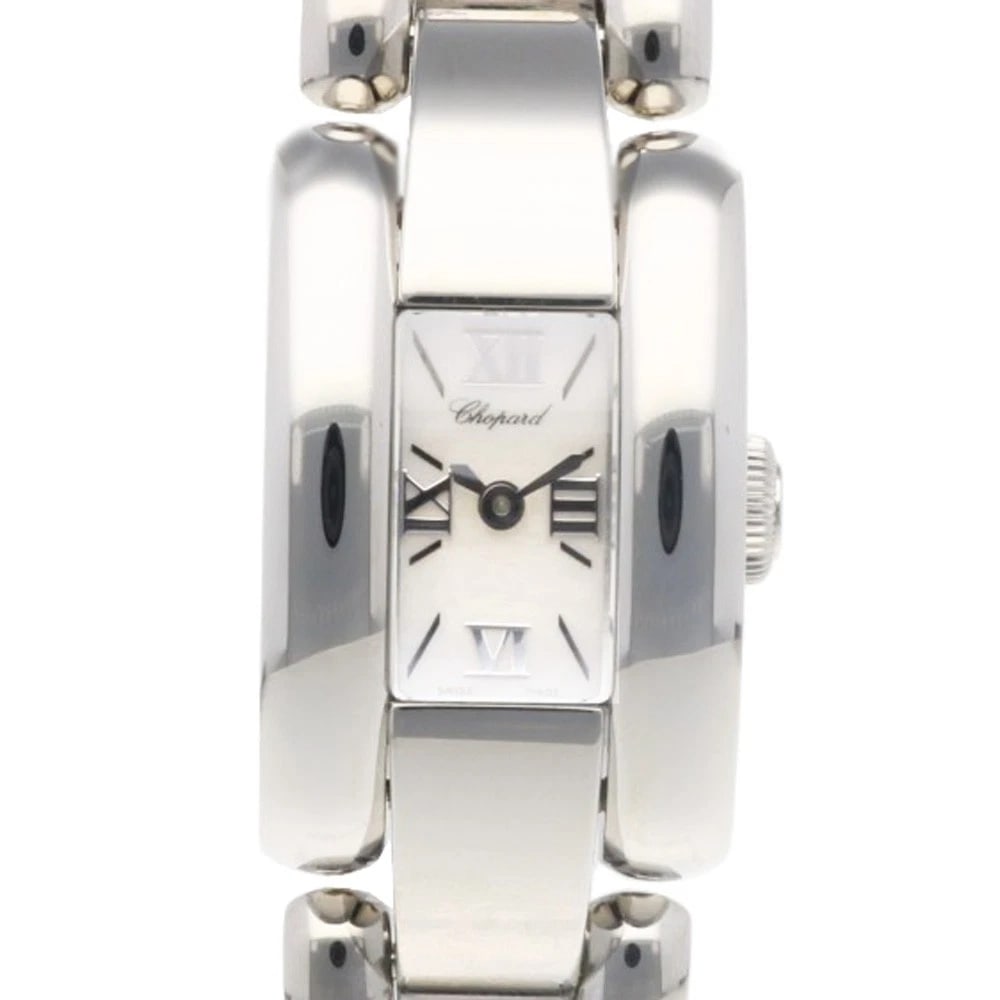 CHOPARD LA STRADA WATCHES STAINLESS STEEL WHITE SHELL WATCH (1 of 5)