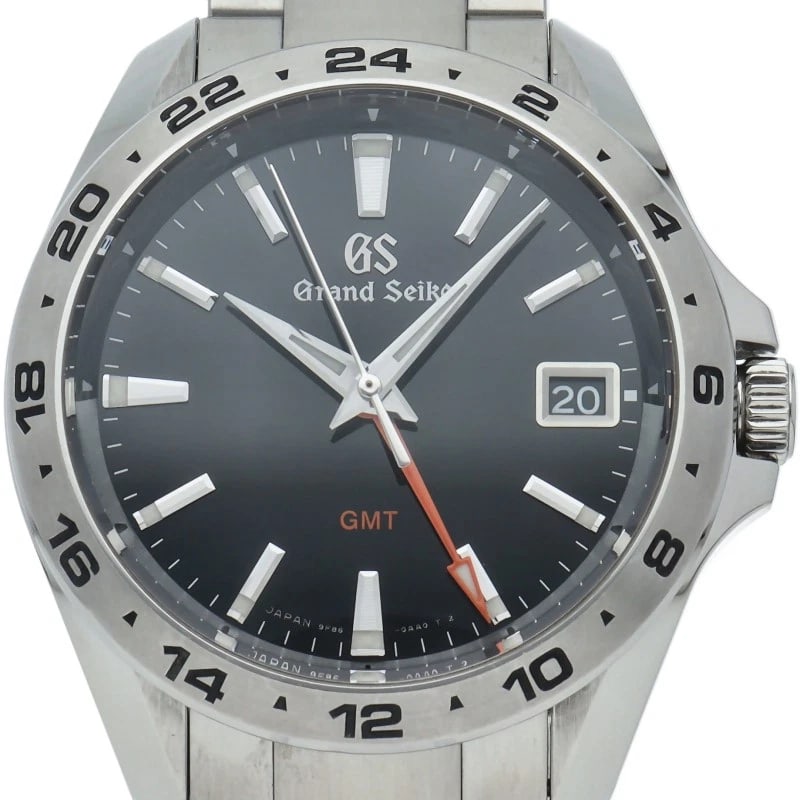 SEIKO GRAND SEIKO QUARTZ GMT SPORTS COLLECTION WATCH: SEIKO Grand Seiko Quartz GMT Sports Collection Watch Brand: SEIKO Type/Style: Wristwatch Material: Band Material Stainless steel, Case Material Stainless steel Color: Dial Color black Size: Case Diame