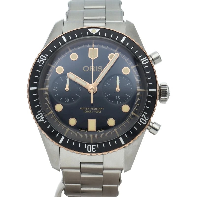 ORIS DIVERS SIXTY-FIVE CHRONOGRAPH WATCH - 2