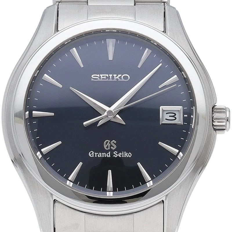 SEIKO GRAND SEIKO DAY DATE QUARTZ STAINLESS WATCH: SEIKO Grand Seiko Day Date quartz Stainless Watch Brand: SEIKO Type/Style: Wristwatch Material: Band Material Stainless steel, Case Material Stainless steel Color: Dial Color black Size: Case Diameter