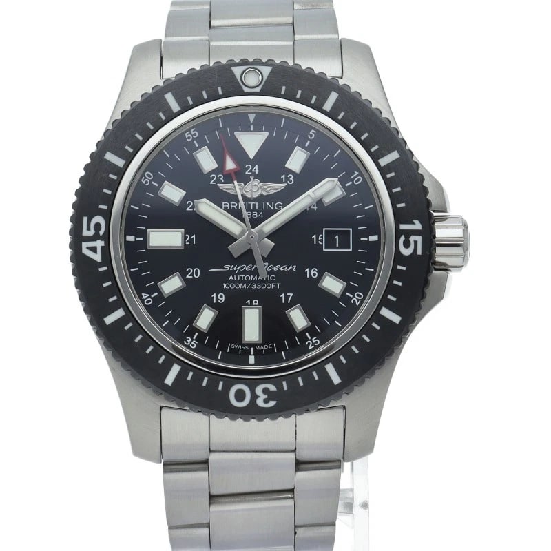 BREITLING SUPEROCEAN 44 SPECIAL AUTOMATIC STAINLESS WATCH - 2