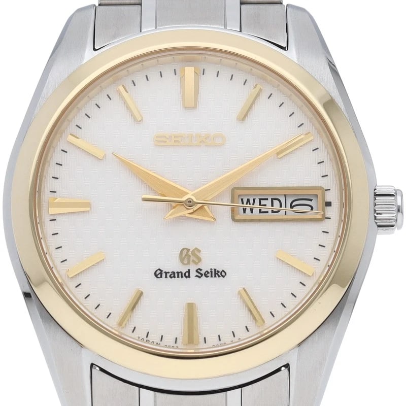 SEIKO GRAND SEIKO DAY DATE K18YG/STAINLESS WATCH: SEIKO Grand Seiko Day Date K18YG/Stainless Watch Brand: SEIKO Type/Style: Wristwatch Material: Band Material Stainless steel, Case Material Gold / steel Color: Dial Color white Size: Case