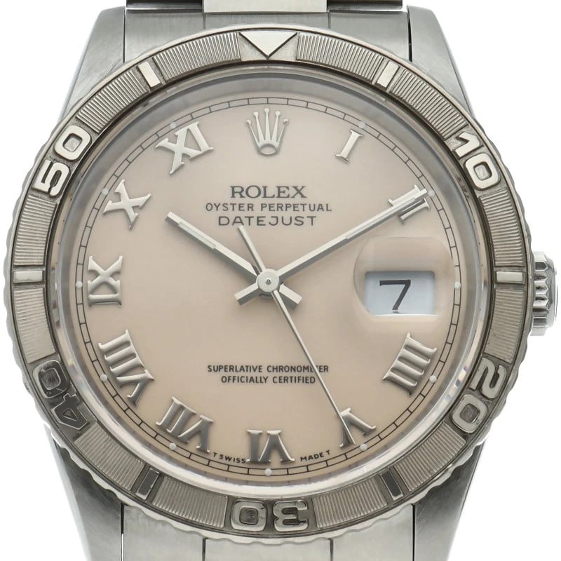 ROLEX DATEJUST OYSTER THUNDERBIRD STAINLESS STEEL WATCH: ROLEx Datejust Oyster Thunderbird Stainless Steel Watch Brand: ROLEx Type/Style: Wristwatch Material: Band Material Stainless steel, Case Material Stainless steel Color: Dial Color Ivory Size: Case