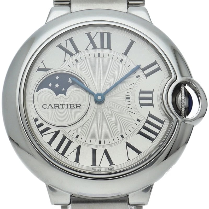 CARTIER BALLON BLEU DE CARTIER STAINLESS WATCH: CARTIER Ballon Bleu de Cartier Stainless Watch Brand: CARTIER Type/Style: Wristwatch Material: Band Material Stainless steel, Case Material Stainless steel Color: Dial Color Silver Size: Case