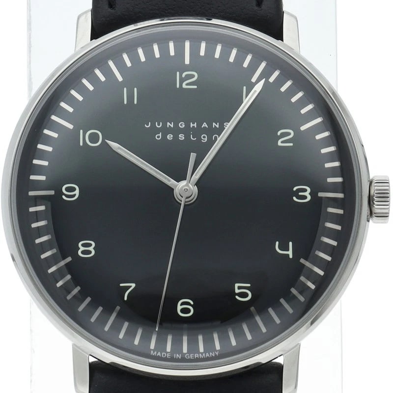 JUNGHANS MAX BILL HAND-WOUND WATCH STAINLESS STEEL WATCH (1 of 4)